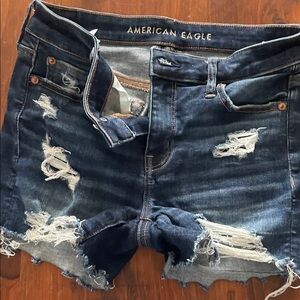 American Eagle Distressed Denim Shorts